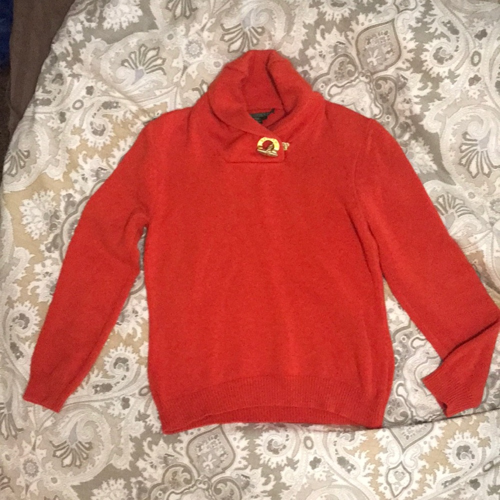 Ralph Lauren Orange Sweater